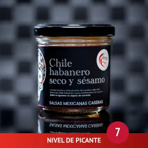 Salsa 7 Habanero seco con Sésamo