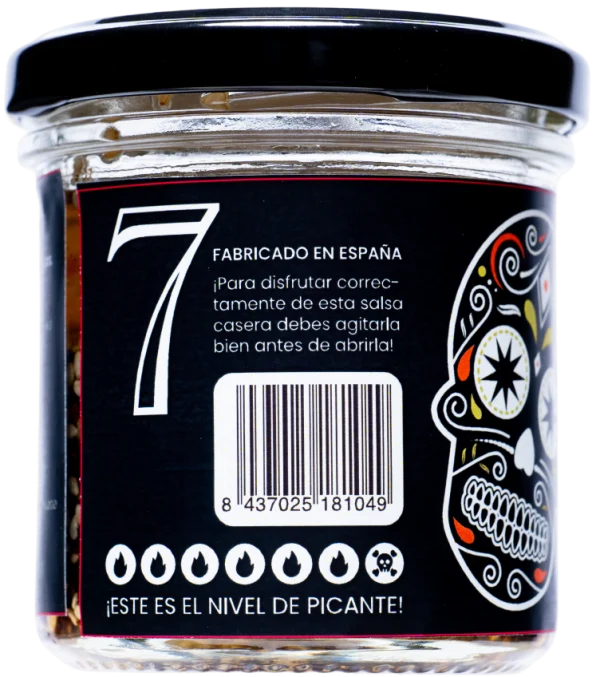 Salsa 7 Habanero seco con Sésamo