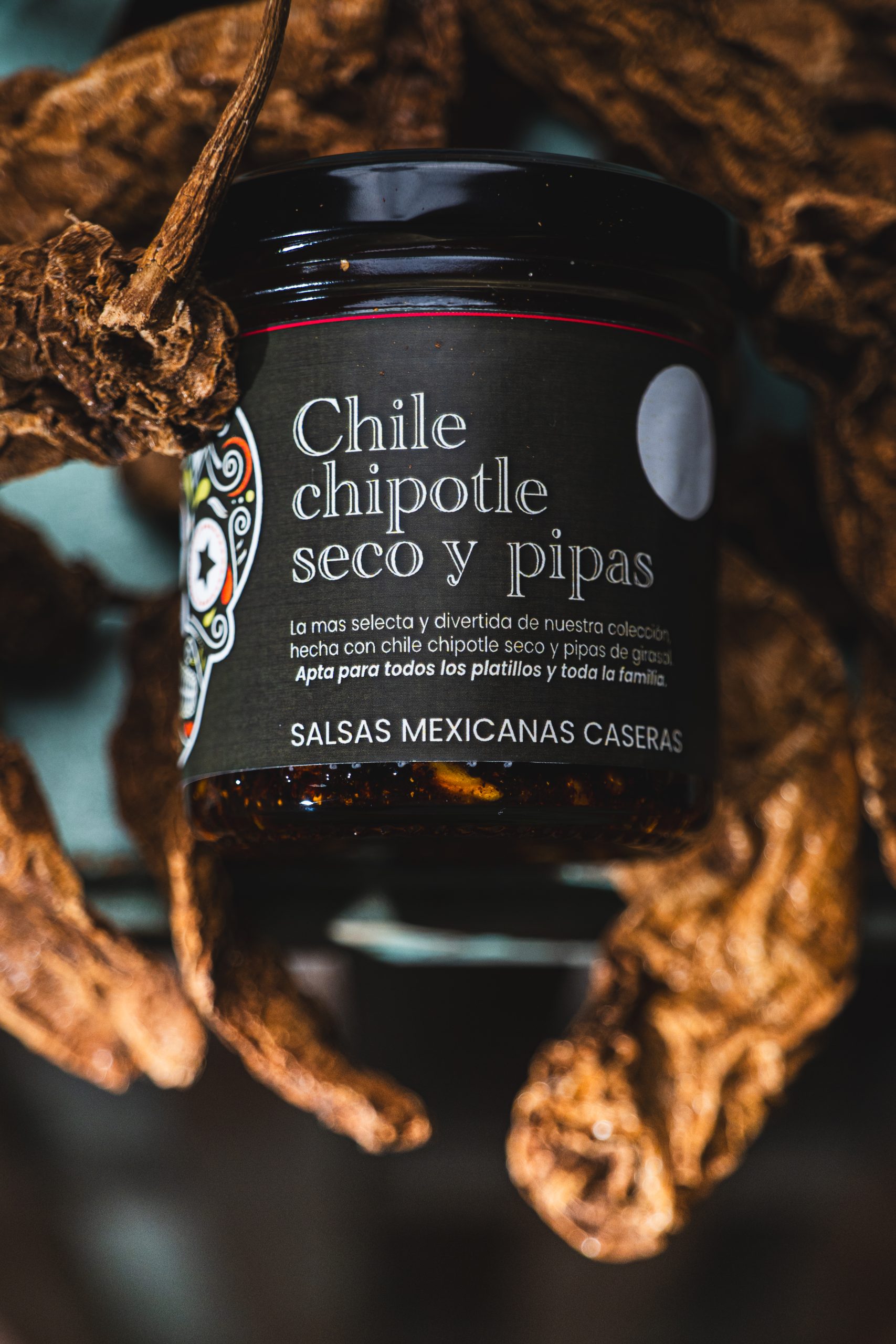 Salsa 2 Chile Chipotle con Pipas - Imagen 3